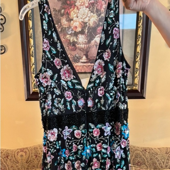 Barely used gorgeous beaded a line mac duggal. - Picture 3 of 9